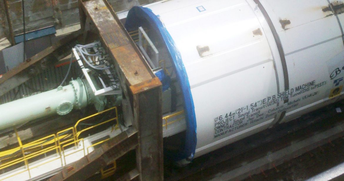 N125 Northgate To UW Stations Tunnel Bore TBM